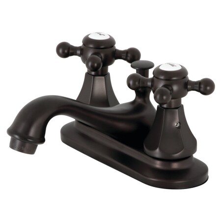 Kingston Brass KB605BX 4-Inch Centerset Bathroom Faucet with Pop-Up Drain, Oil Rubbed Bronze KB605BX
